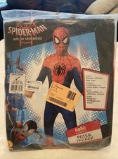 Spider-Man: Into The Spider-Verse Peter Parker Spider Man Costume Size L 