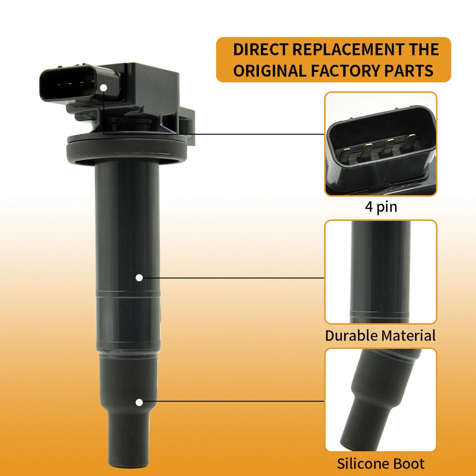 Bujía de bobina de encendido para Toyota Yaris Prius XA XB Echo 2001-2010 1,5 L UF316 Foto 2 de 4