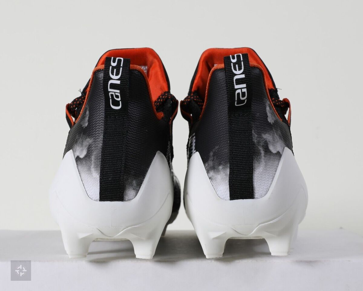 Adidas Adizero 21 Miami Hurricanes PE Football Cleats Men's Adidas Adizero 21 Miami Hurricanes PE Football Cleats Men's