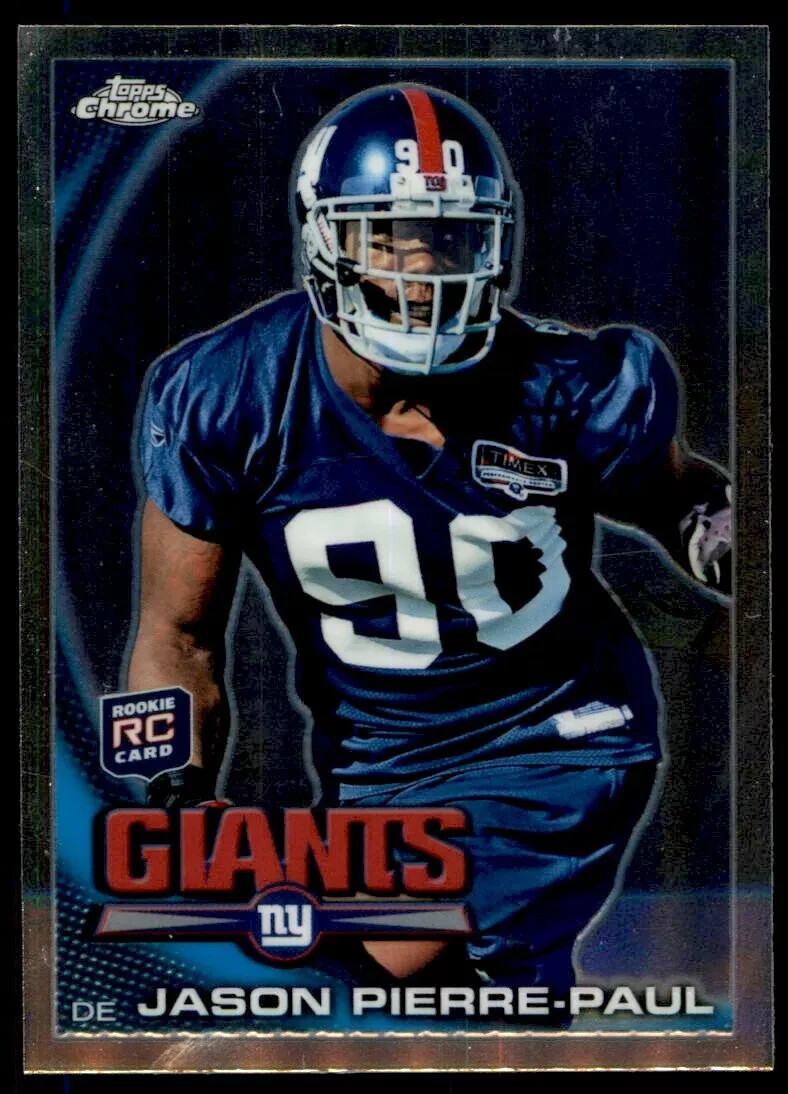 2010 Topps Chrome Jason Pierre-Paul RC #C201 New York Giants