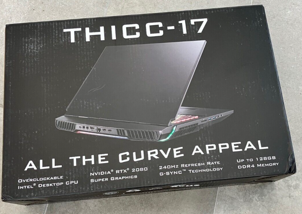 Eluktronics THICC-17 Gaming Laptop i9 10850K RTX 2080 Super