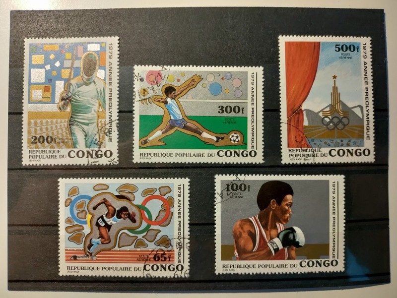 1979 Congo Stamps(Pre-Olympics-Moscow'80),CTO,NH,OG