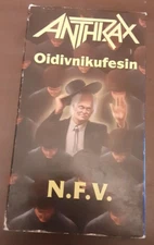 ANTHRAX N.F.V. VHS Oidivnikufesin OOP live at Hammersmith Odeon UNTESTED