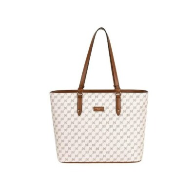 David Jones Beige and Brown Shoulder Bag