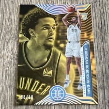 2021-22 Illusions JEREMIAH ROBINSON-EARL Gold /10 #182 Oklahoma City Thunder SSP