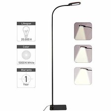 trond led gooseneck floor lamp