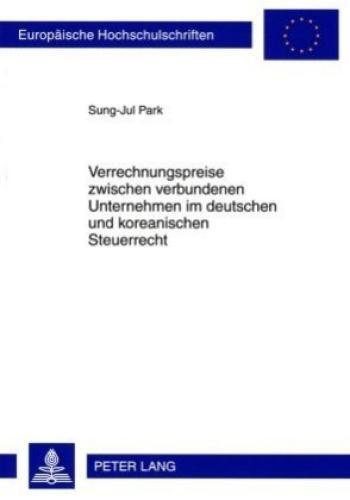 Thumbnail - Verrechnungspreise Zwischen Verbundenen Unternehmen Deutschen Und