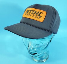 Vintage Stihl Chainsaws Patch Snapback Navy Blue Hat Cap by K Products