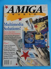 AMIGA WORLD MAGAZINE MARCH 1992 - MULTIMEDIA SOLUTIONS MORE