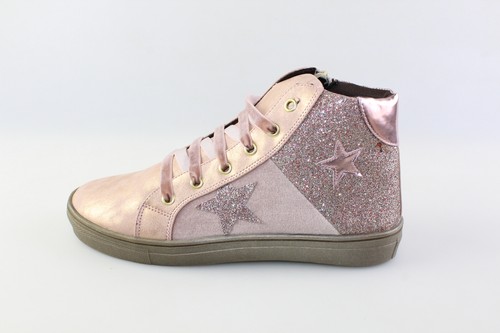 scarpe bambina ASSO 39 EU stivaletti rosa pelle scamosciata glitter DH304 |  eBay