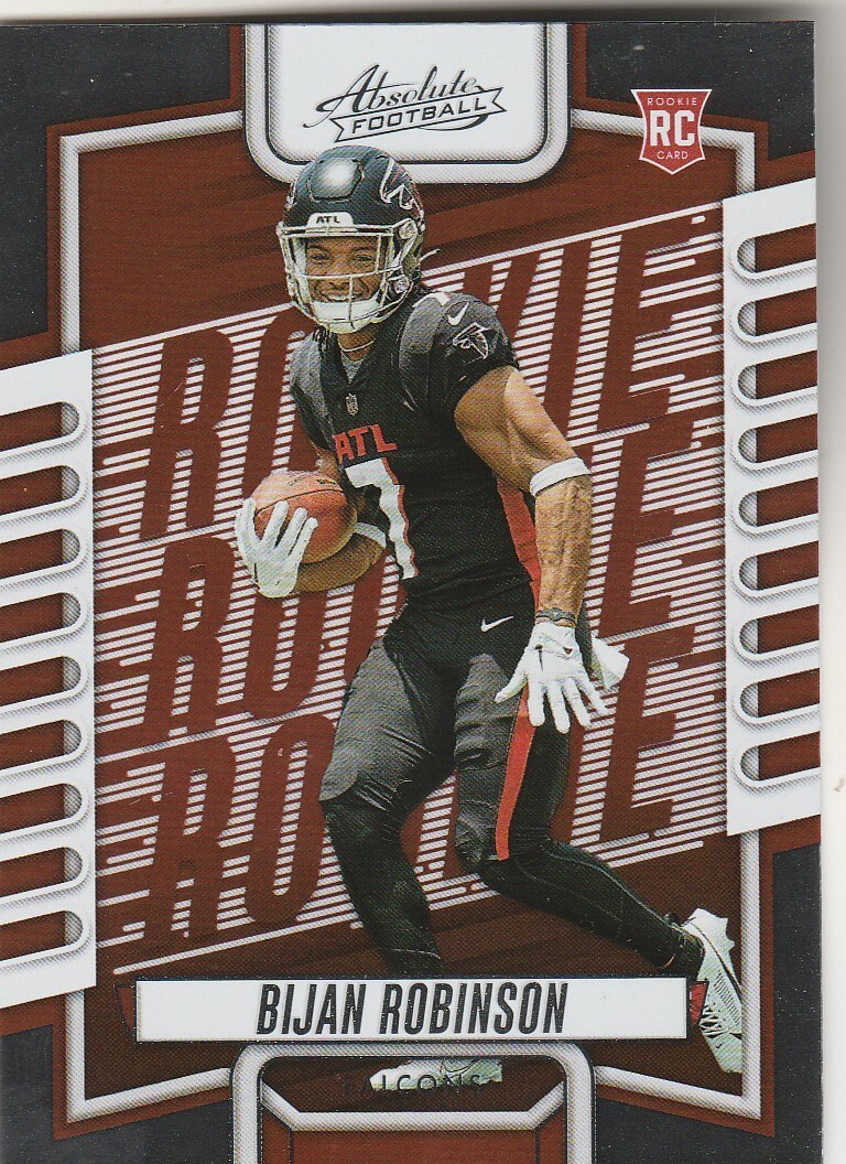 2023 PANINI ABSOLUTE BIJAN ROBINSON RB FALCONS ROOKIE #106 HOT!