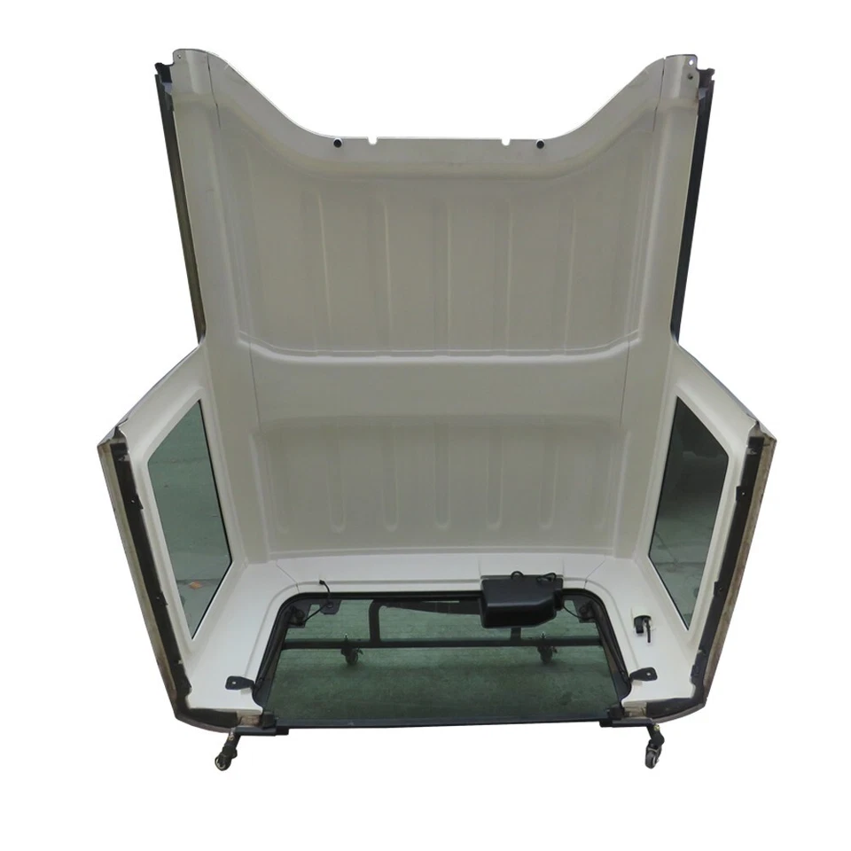 Black New Sliding Hard Top Carrier Storage Cart Rack For 87-23 Jeep Wrangler - Image 2 of 4