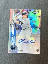 2020 Chad Wallach Topps Chrome Refractor Auto 