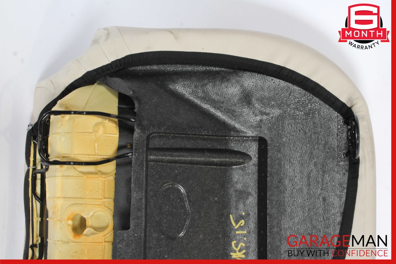 14-17 Maserati Ghibli M157 Rear Bench Lower Bottom Seat Cushion Cover Gray OEM