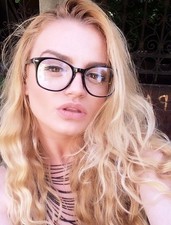 60's Retro Vintage Black Round Oval Clear Lenses Women Large Eyeglasses Eyewear