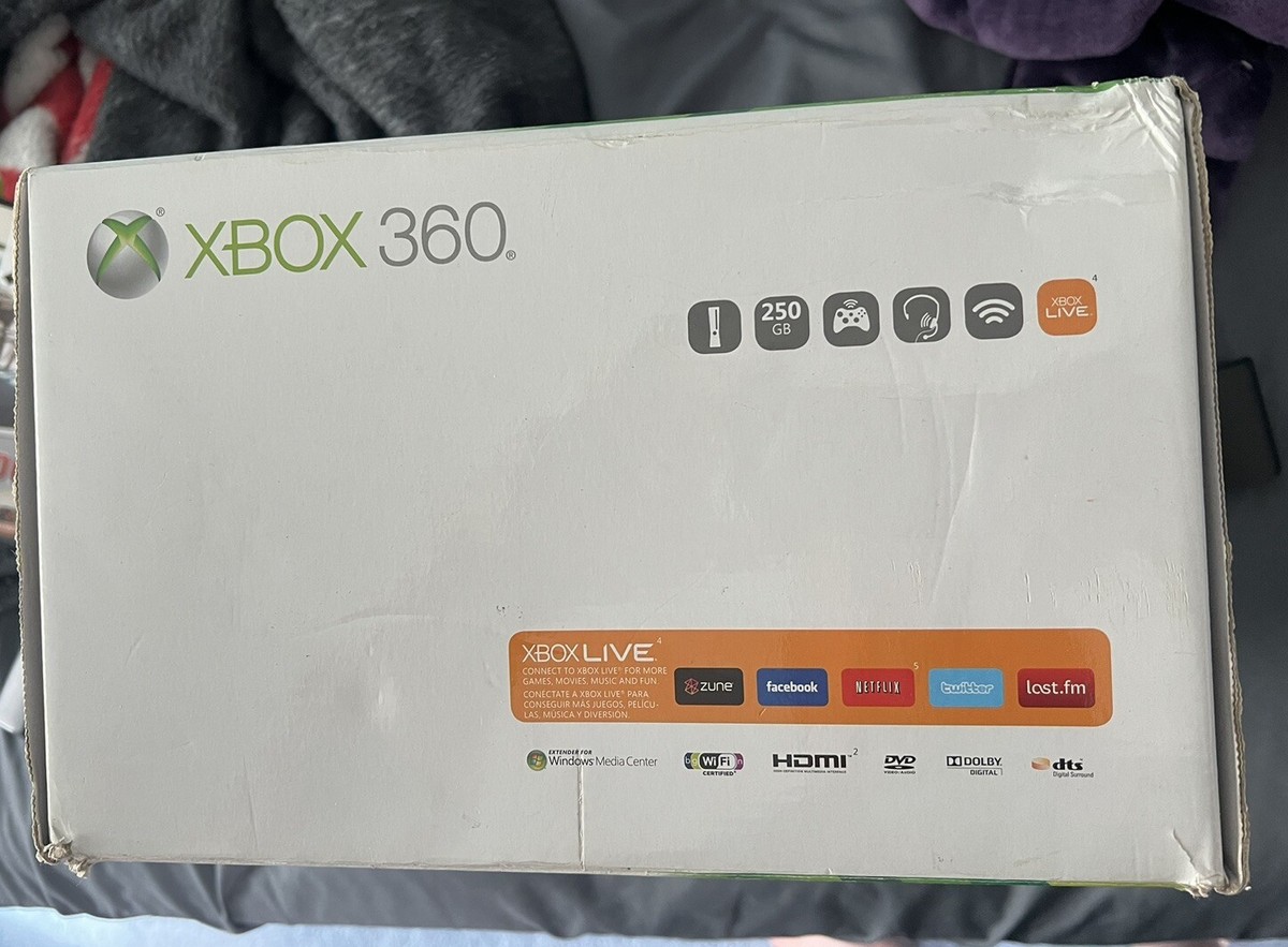 Microsoft Xbox 360 S 250GB Console - Glossy Black 885370454062| eBay
