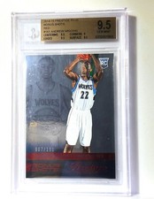 2014-15 Panini Prestige Plus Andrew Wiggins red #161 /199 - BGS 9.5