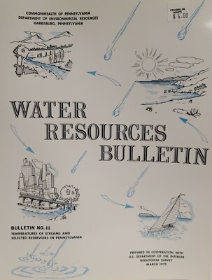 PA Water Resources Bulletin No. 11 (1975) Stream & Selected Res. Temps