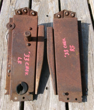 1933 Chevrolet Master Eagle Coupe Sedan Floor Toe Board Pair Originals 1933 Chevrolet Master Eagle Coupe Sedan Floor Toe Board Pair Originals