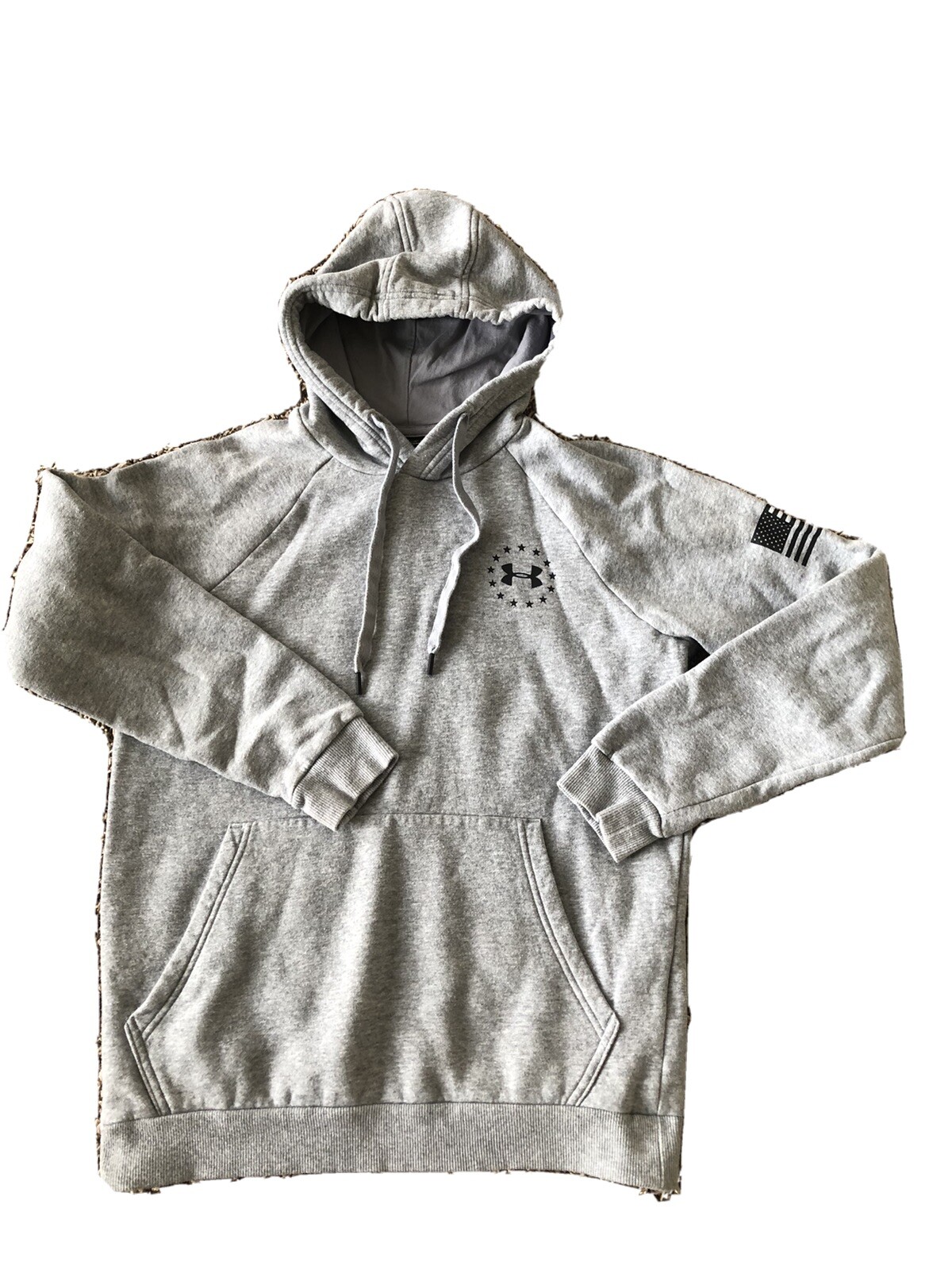 men's ua freedom flag rival hoodie