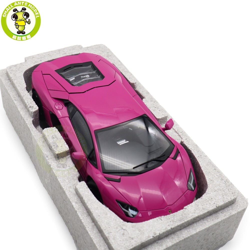 1/18 Lamborghini AVENTADOR LP700-4 Autoart 74660 Pink Model Car