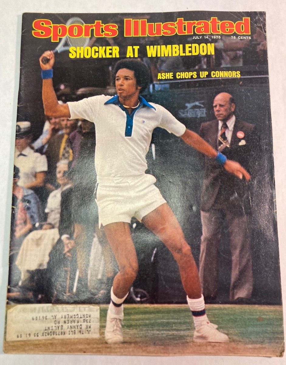 Sports Illustrated July 14, 1975 Arthur Ashe Wimbledon Champion