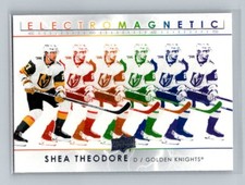 2021-22 UD Series 1 Electromagnetic  #EM-26 Shea Theodore Vegas Golden Knights