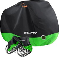Zuapev Fahrradabdeckung 2-3 FahrräDer Wasserdicht Polyester 210D 208X112X110 Cm
