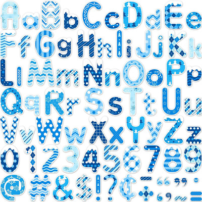231 Pcs Winter Bulletin Board Cutouts Letters and Numbers for Christmas Decor