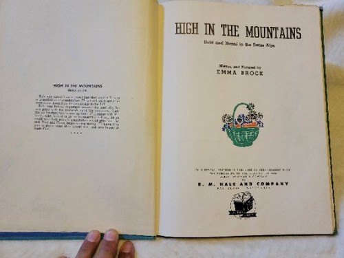 High in the mountains Emma Brock Vintage Book 1938 - Picture 3 of 10