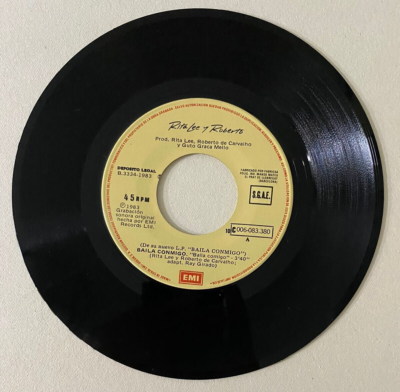 RITA LEE Y ROBERTO -BAILA CONMIGO / CORRE- 1983 SPANISH 7¨SINGLE 