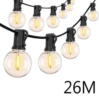 110V 220V G40 String Lights Globe LED Outdoor Patio Waterproof Bulbs Restaurant