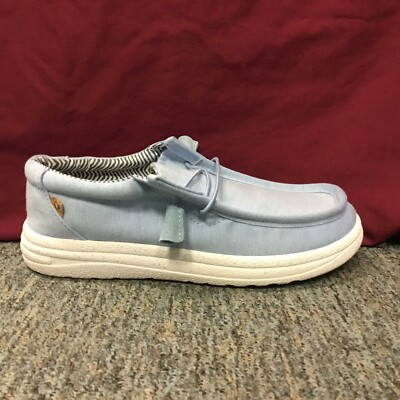 New Women s LAMO EW2105 Sky Blue Paula Breeze Slip-on Casual Shoes Size 11
