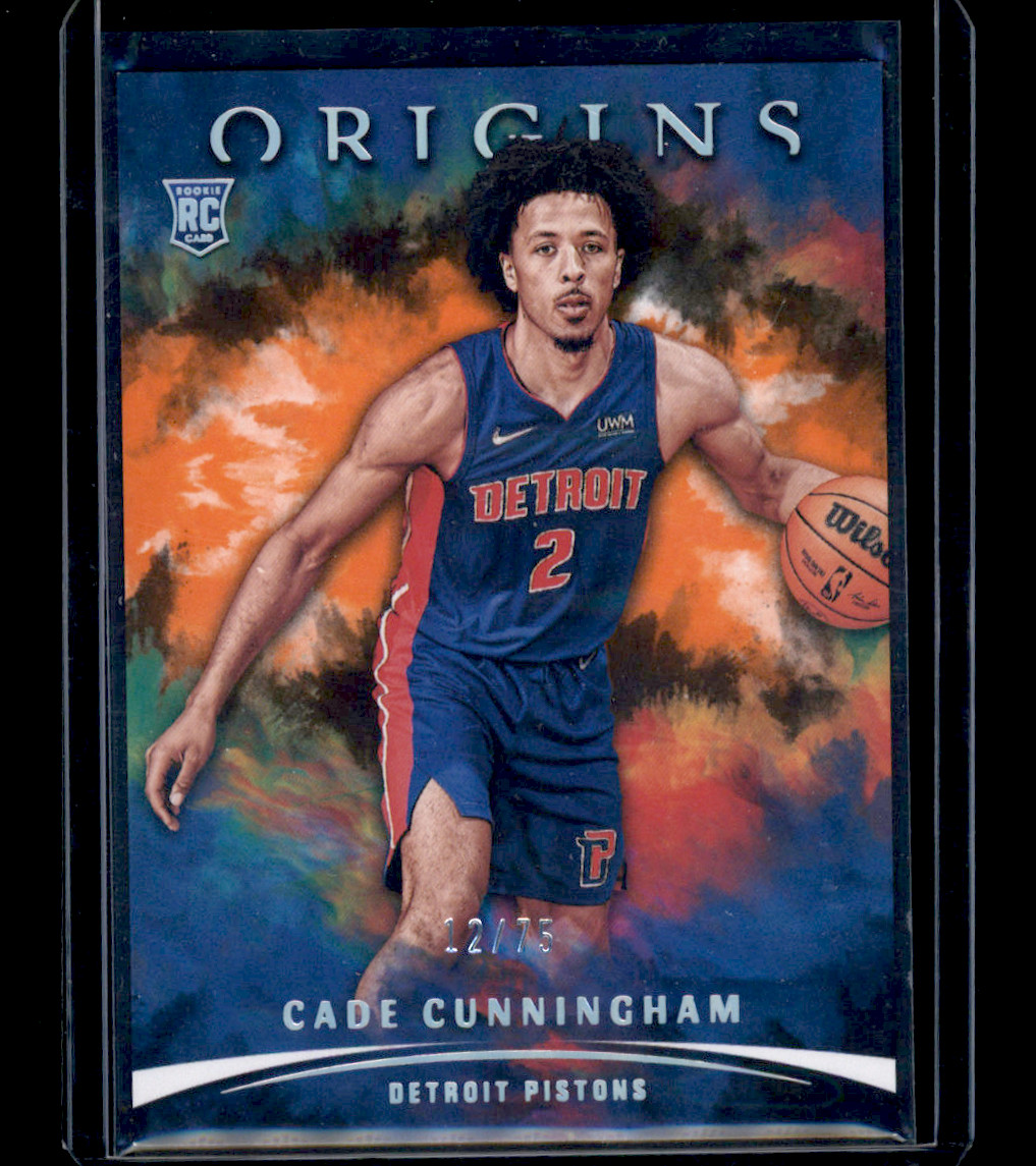 2021-22 Panini Origins Cade Cunningham #51 Orange Rookie Detroit Pistons 12/75