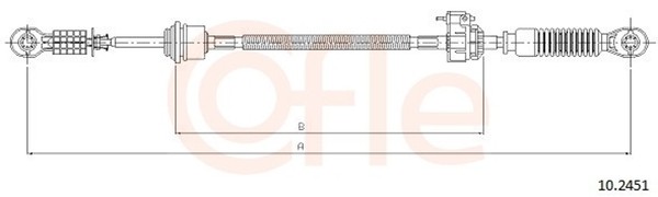 Cofle Seilzug Schaltgetriebe 10.2451 FüR Ford Transit Bus F_E_ F_F_ F_G_ Fae_-image