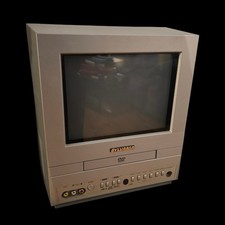Sylvania 9 Inch CRT DVD 6509DD Retro Gaming Tested  Works orginal remote