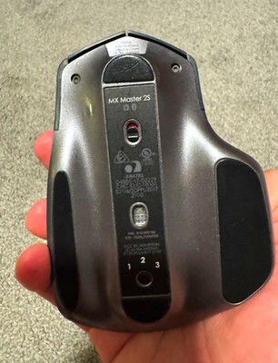 Logitech MX Master 2S Wireless Ergonomic Optical Mouse Black/Gray