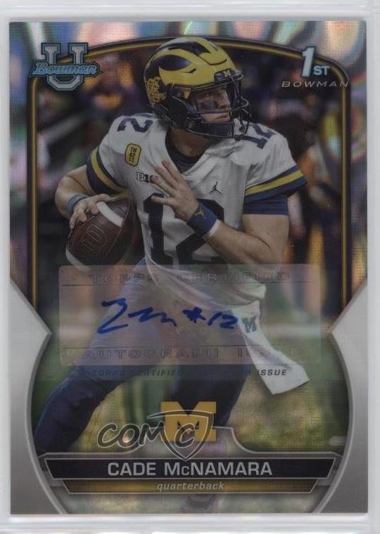 2022 Bowman U Chrome Prospect Lava Refractor 27/199 Cade McNamara #99 Auto 1by6