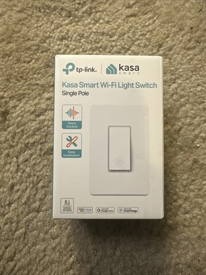 tp-link Kasa Smart Wi-Fi Light Switch Single Pole EASY SET UP Model HS200