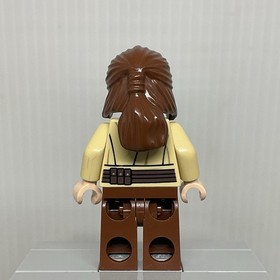 LEGO Star Wars sw0322 Qui-Gon Jinn Light Nougat Head Minifigure 7961 Note