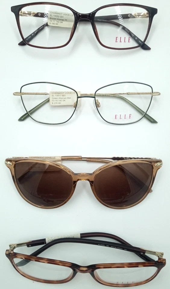 Elle Eyeglass Frames Womens CHOOSE SIZE/COLOR/MODEL/FRAME Glasses New Eyeglasses - Image 2 of 4
