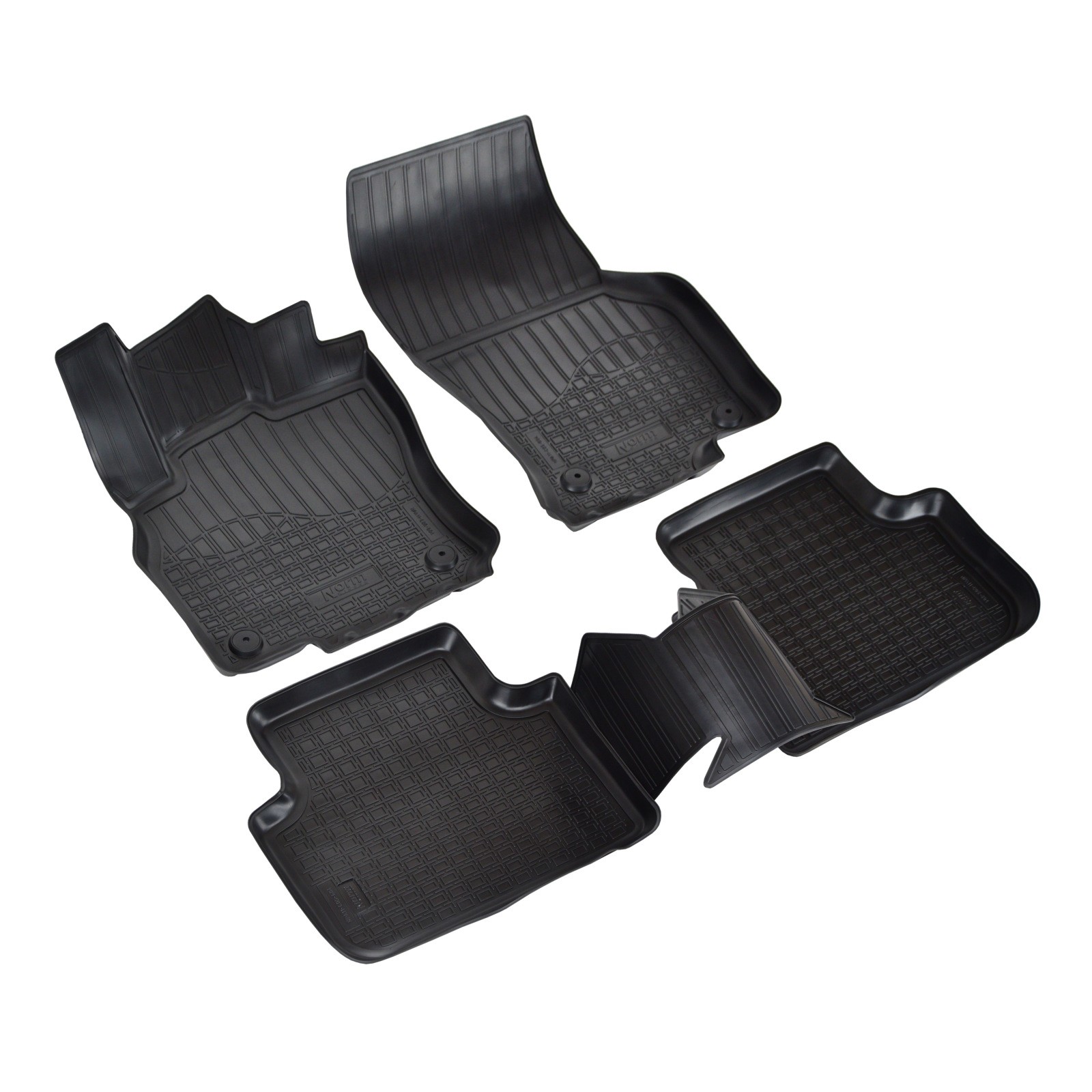 Tapis de sol caoutchouc Audi Q3 F3 imperméable avec bac de rétention 3D - 2