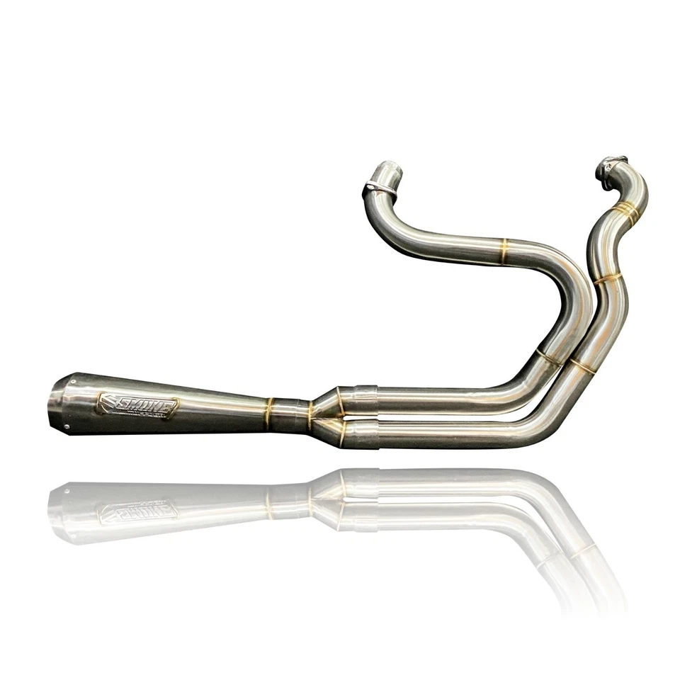 Silenciador de humo Sportster 883 XL883 escape personalizado 2 en 1 sistema completo 2004-2022 Foto 4 de 4