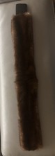 Real Dark Whiskey Mink Fur Headband