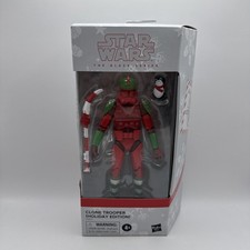 Star Wars Black Series Clone Trooper  Holiday Edition   Rare  Mint