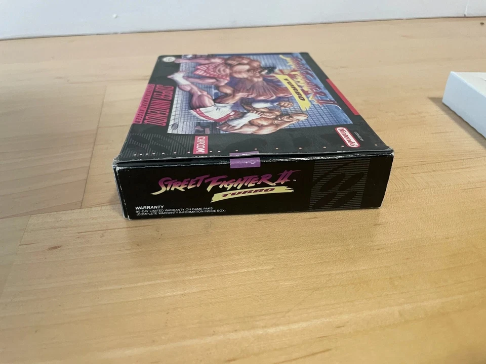 Street Fighter II 2 Turbo (1991, SNES Super Nintendo) Original, Complete CIB - Image 4 of 4
