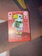 Celia  Savannah Animal Crossing Amiibo NFC Handmade Card Scannable NA NEW