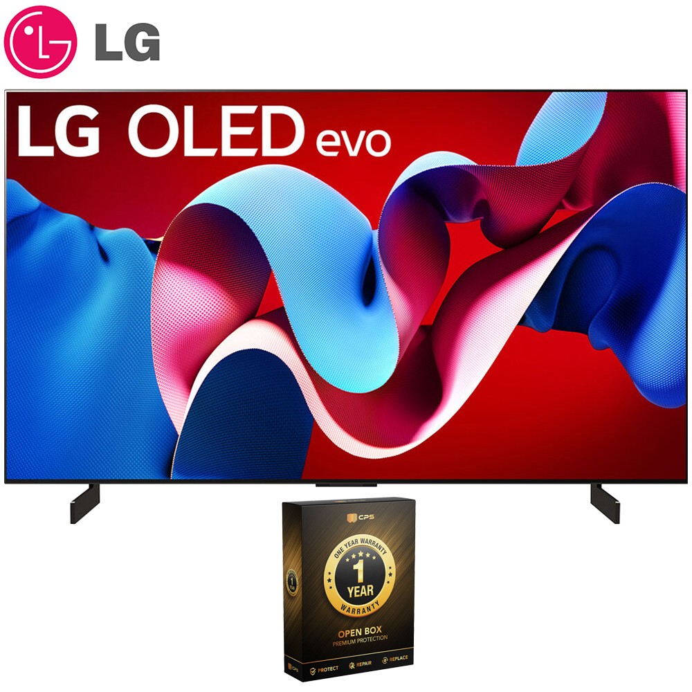 LG 42 Inch Class OLED evo C4 Series Smart TV 2024 with 1 Year Warranty