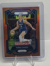 2024 Panini Monopoly Prizm WNBA DORKA JUHASZ Orange Prizm /124 #25