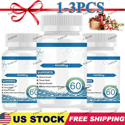 #ad BCP 157Collagen Peptides 1000 Mcg 60 Count Sports Fitness Muscle Recovery 1 3PCS $26.99